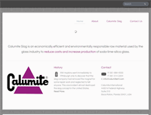 Tablet Screenshot of calumiteint.com